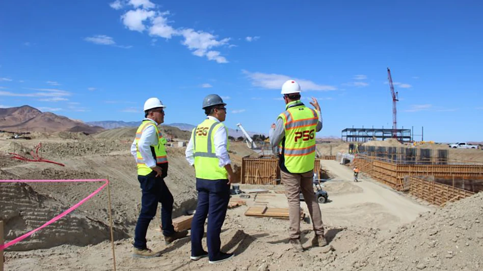 pacific steel construction site