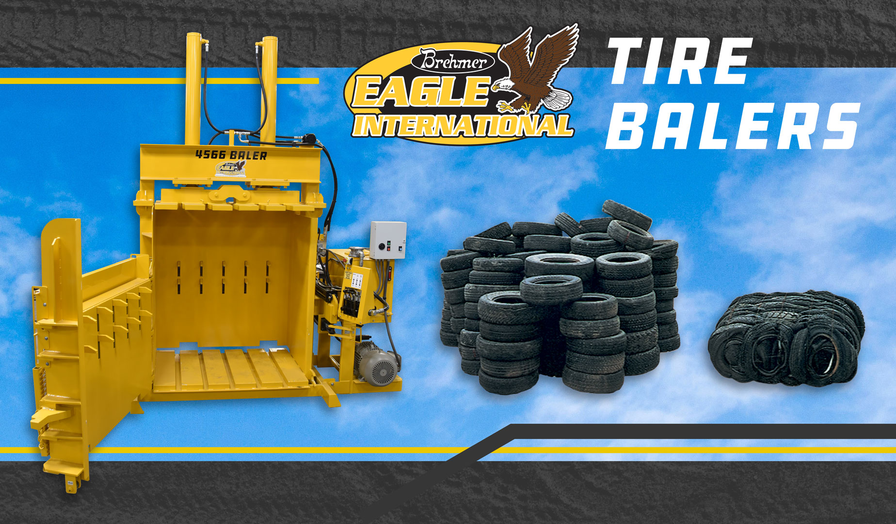 Baled tires make high impacts