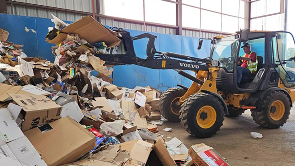 a volvo L20 electric compact wheel loader