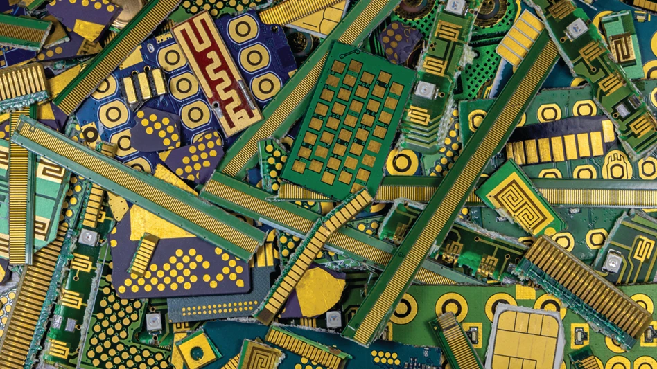 A closeup of circuit boards.