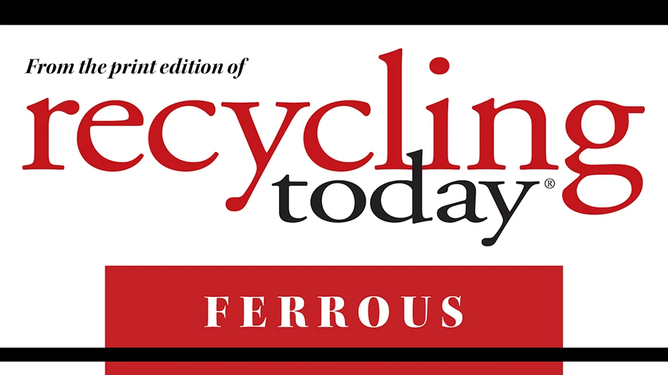 Recycling Today "Ferrous" header.