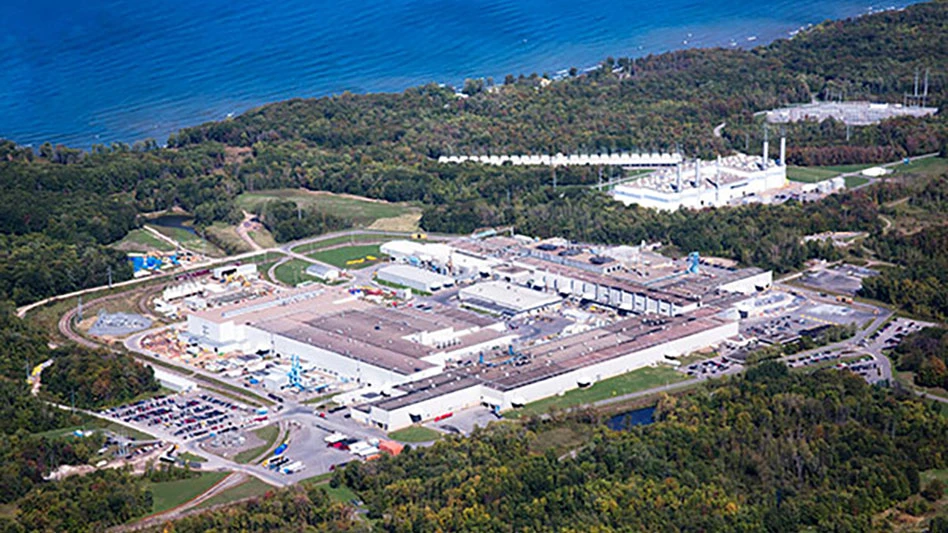 aeriel view of novelis' oswego, new york, site