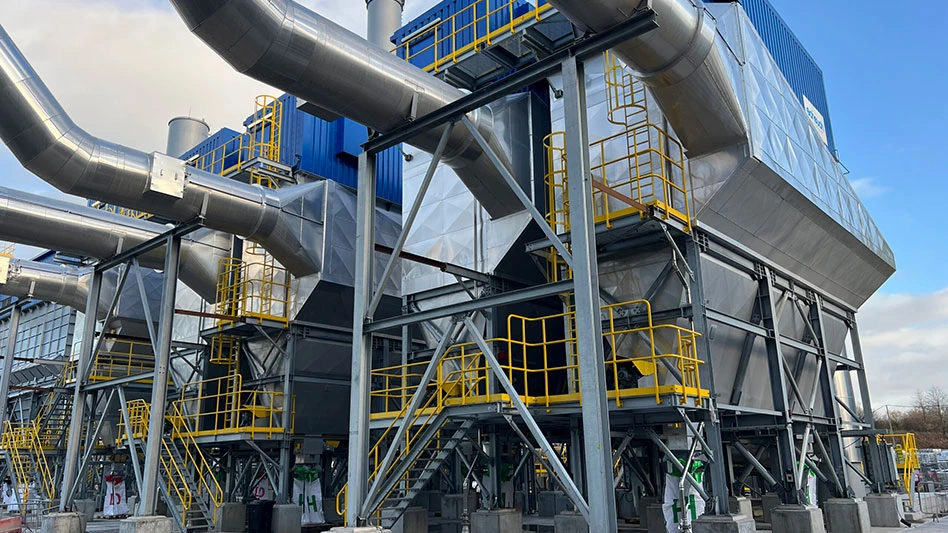 Novelis Latchford baghouses