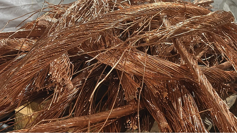 stripped copper wire