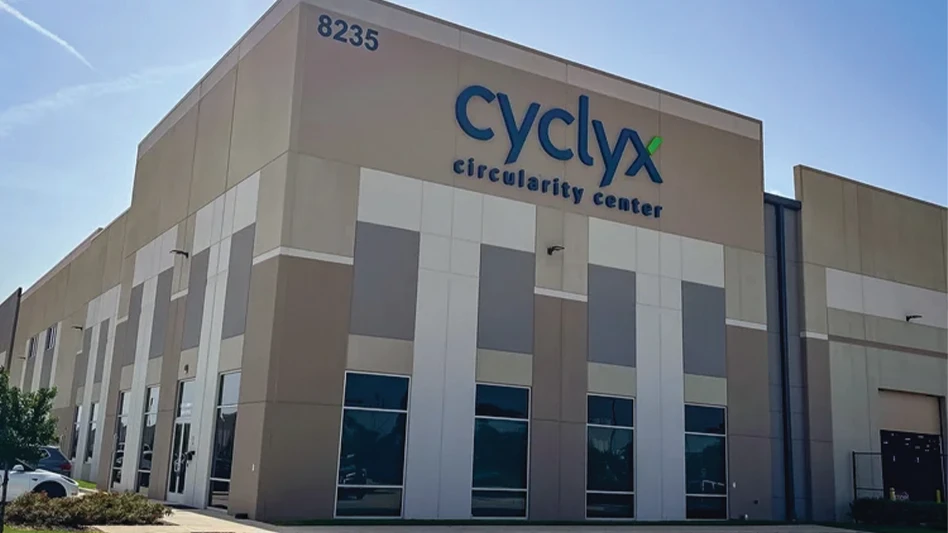 The outside of a recycling facility.