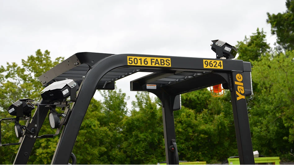 yale forklift camera