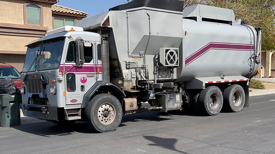 solid waste collection truck