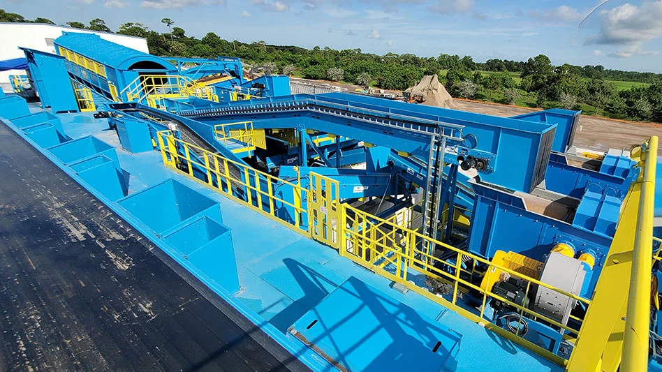 coastal waste recycling system